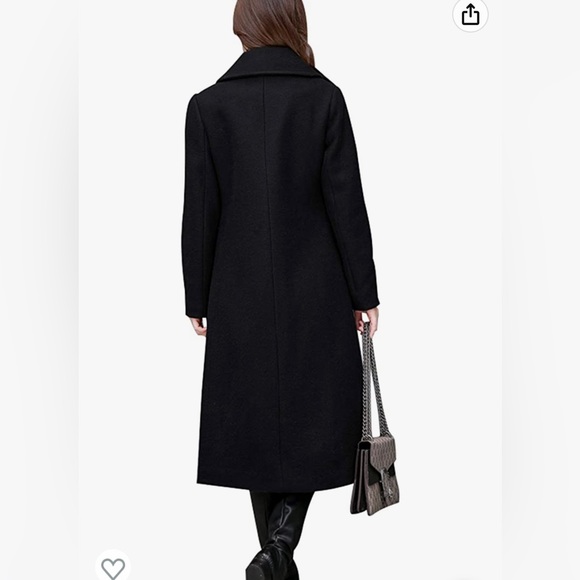 Wool blend long coat - Picture 3 of 3